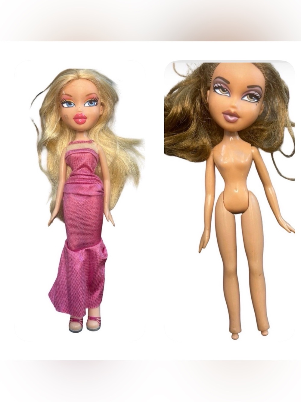 VTG Bratz Doll Y2K 2008 the fashion show evening wear Chloe doll bundle 2